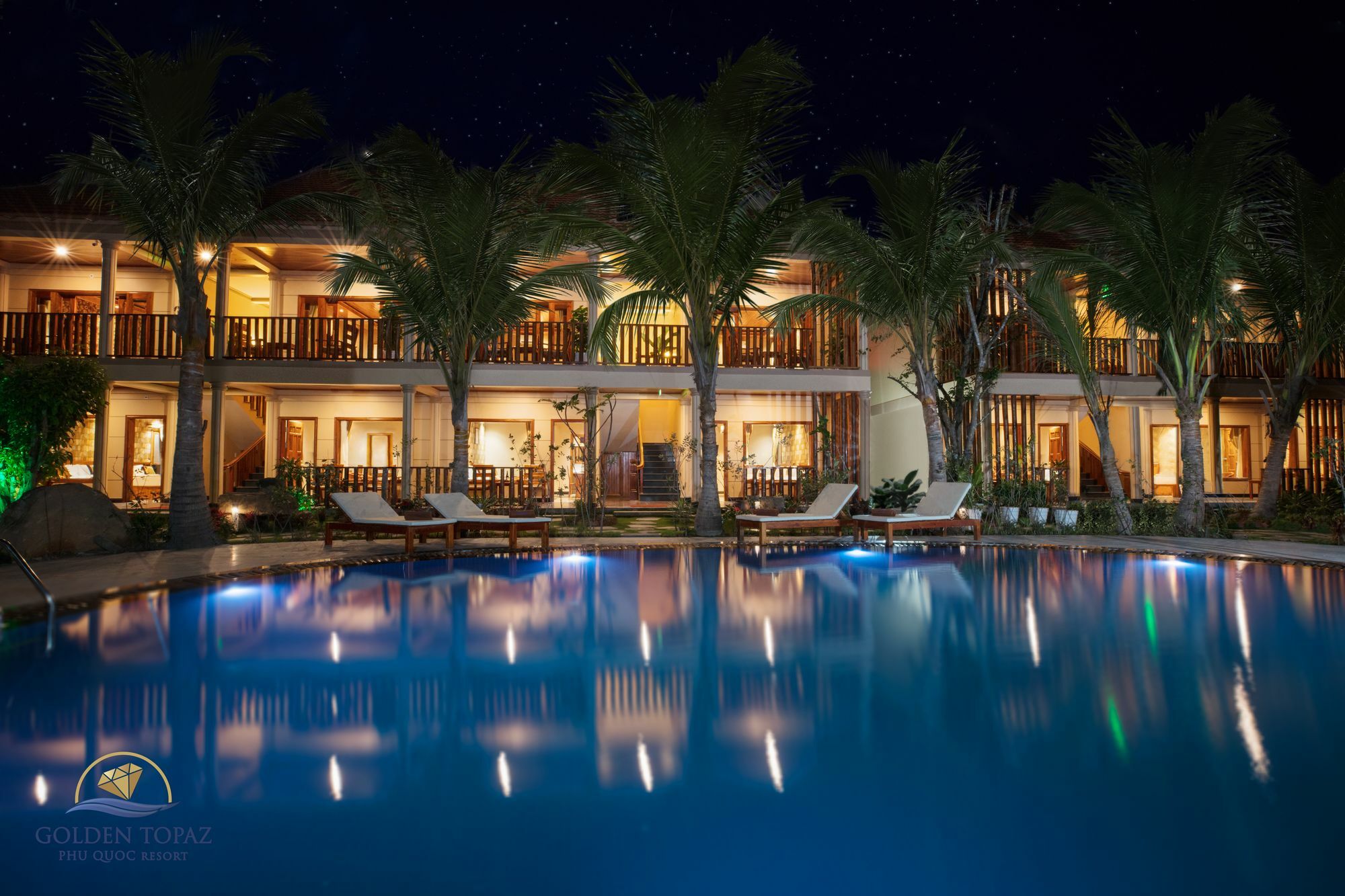 Golden Topaz Phu Quoc Resort Esterno foto